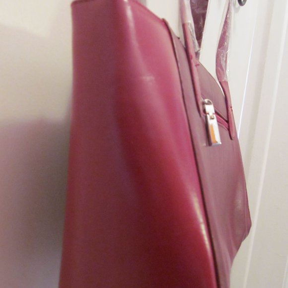 Marco New York Red Leather Bag - Picture 5 of 12